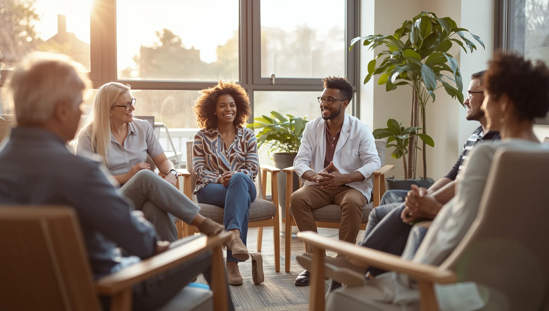 Support group meeting in Virginia - community recovery and healing together